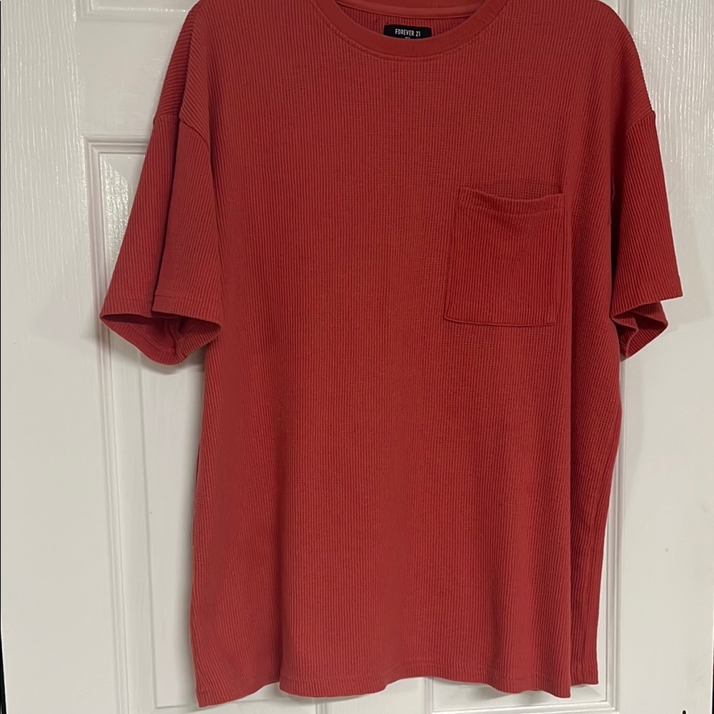 Burnt Orange size Medium textured Shirt